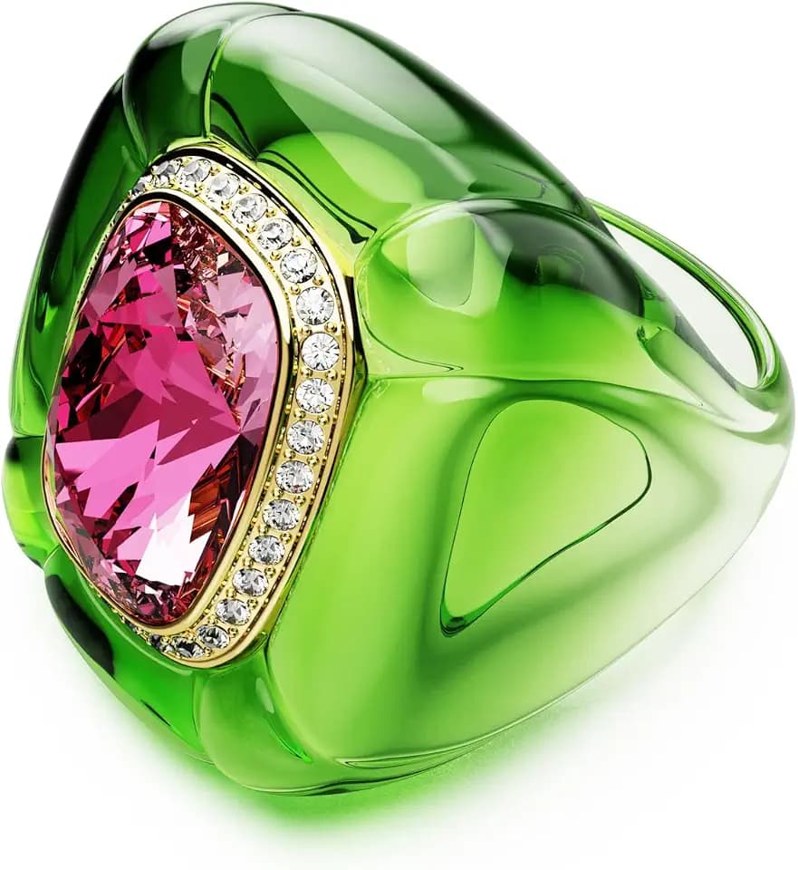 Swarovski Dulcis Kollektion Cocktailring, Kissenform-Schliff, Pavé, Mehrfarbig