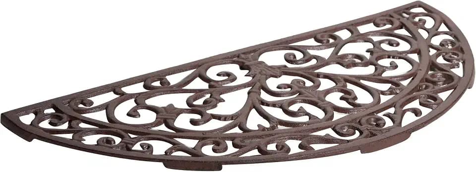 Biscottini Fußmatte aus Gusseisen, groß, L 68,5 x T 32,5 x H 1,5 cm – Fußmatte für den Eingangsbereich des Hauses antik – Fußmatte aus Gusseisen – Fußmatte für den Eingangsbereich des Hauses,
