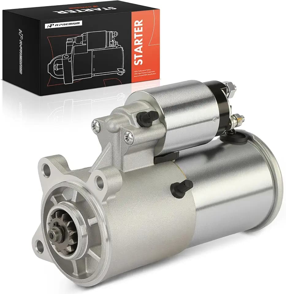 A-Premium Starter Motor, 12V 1.4KW 12 Teeth Clockwise