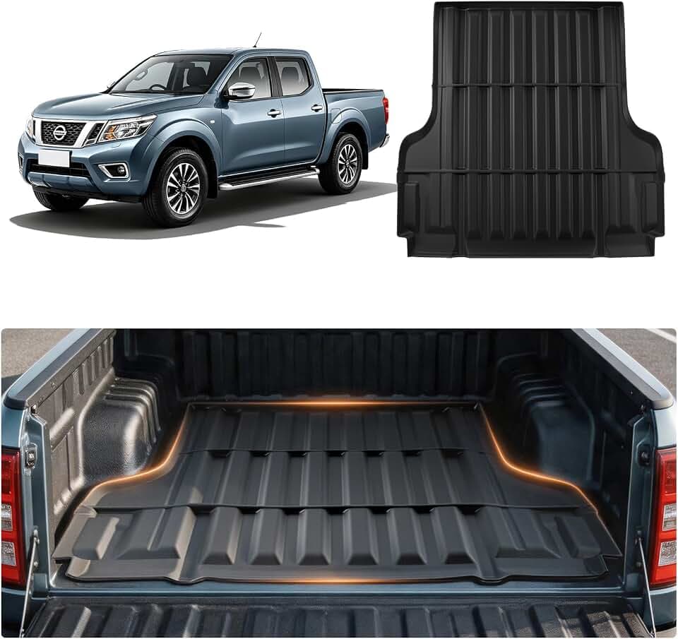 VEVOR Truck Bed Mat, TPE, Compatible with 2022-2026 Nissan Frontier Bed, Heavy Duty Custom Fit, All Weather Protection Pickup Car Trunk Liner Replacement, for 2022-2026 Nissan Frontier Accessories