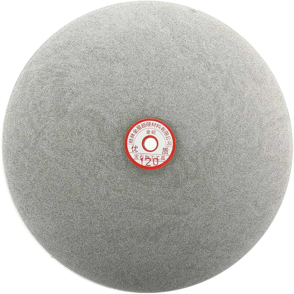 uxcell 300mm 12-inch Grit 120 Diamond Coated Flat Lap Disk Wheel Grinding Sanding Disc