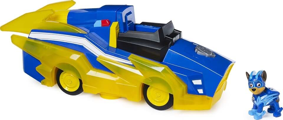 PAW Patrol 6055932 Chases Mighty Pups Charged Up Deluxe Verwandlungs-Fahrzeug