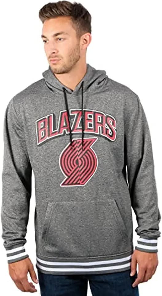 Ultra Game NBA Herren Stripe Soft Fleece Pullover Hoodie Sweatshirt