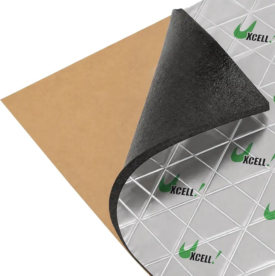uxcell 16.36 Sqft Car Sound Deadening Mat Noise Insulation Dampening 394mil