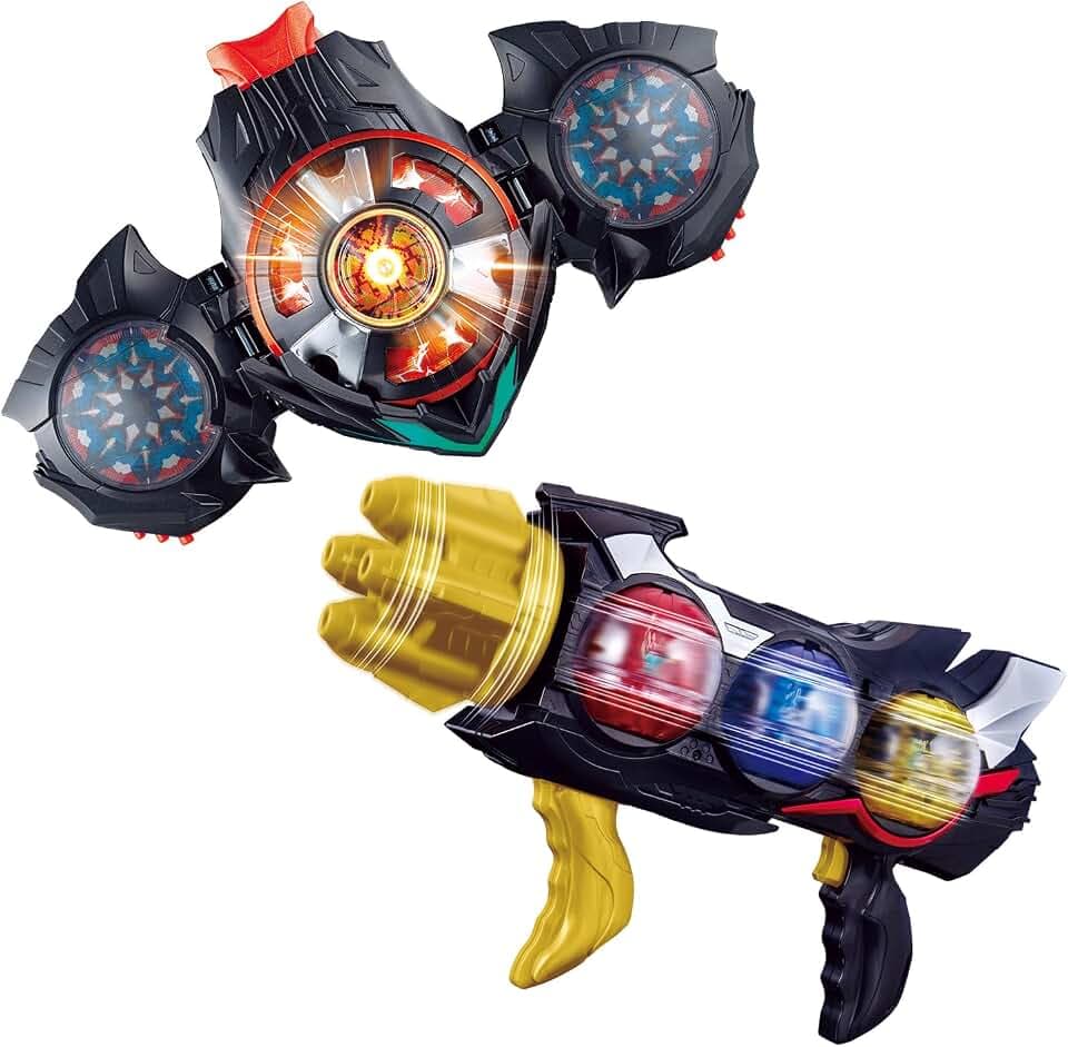 BANDAI Kamen Rider Zeztz DX Triple Zeztzer & Dualmare Capsem Set
