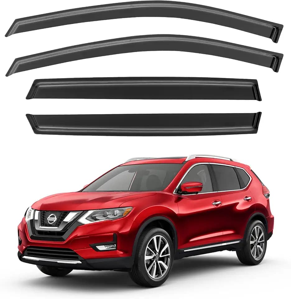 Window Visors Rain Guards for 2014-2020 Nissan Rogue S SV SL