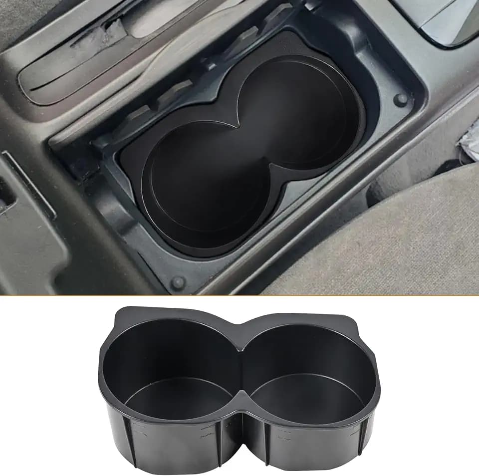 Cup Holder, Center Console Cup Holder Inserts for Toyota Camry 2002-2006 Replace 55620-AA010 and for Toyota Solara 2004-2008 Replace 55620-AA030 Center Console Organizer