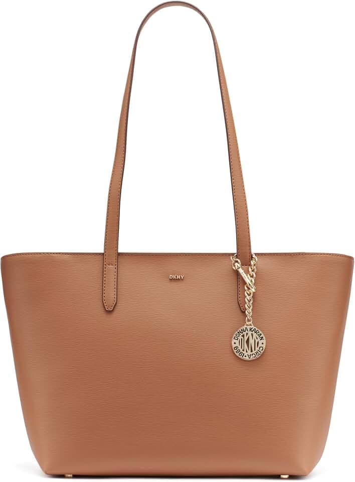 DKNY Women's Bryant Medium Leather Tote Bag Handbag