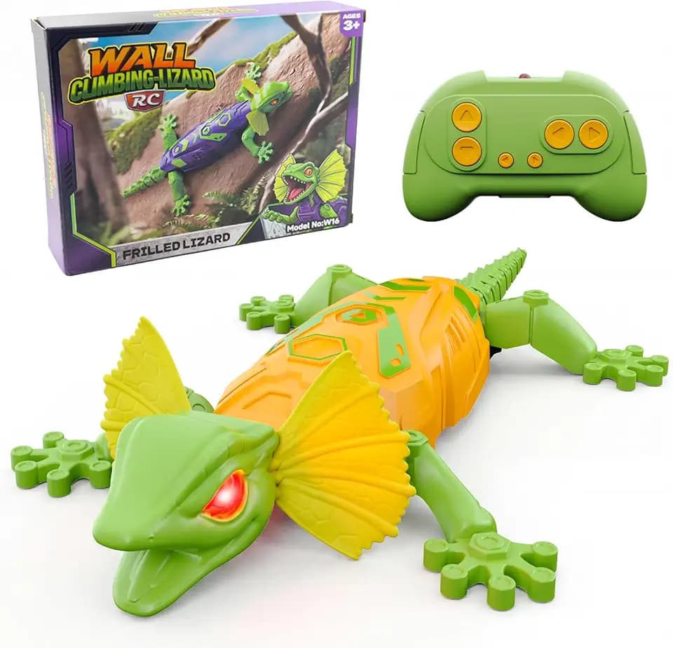 RC Wall Climbing Lizard,Wall Crawler Gecko Remote Control Robot for Kids,Wall Crawler Lizard Birthday Gifts for Boys