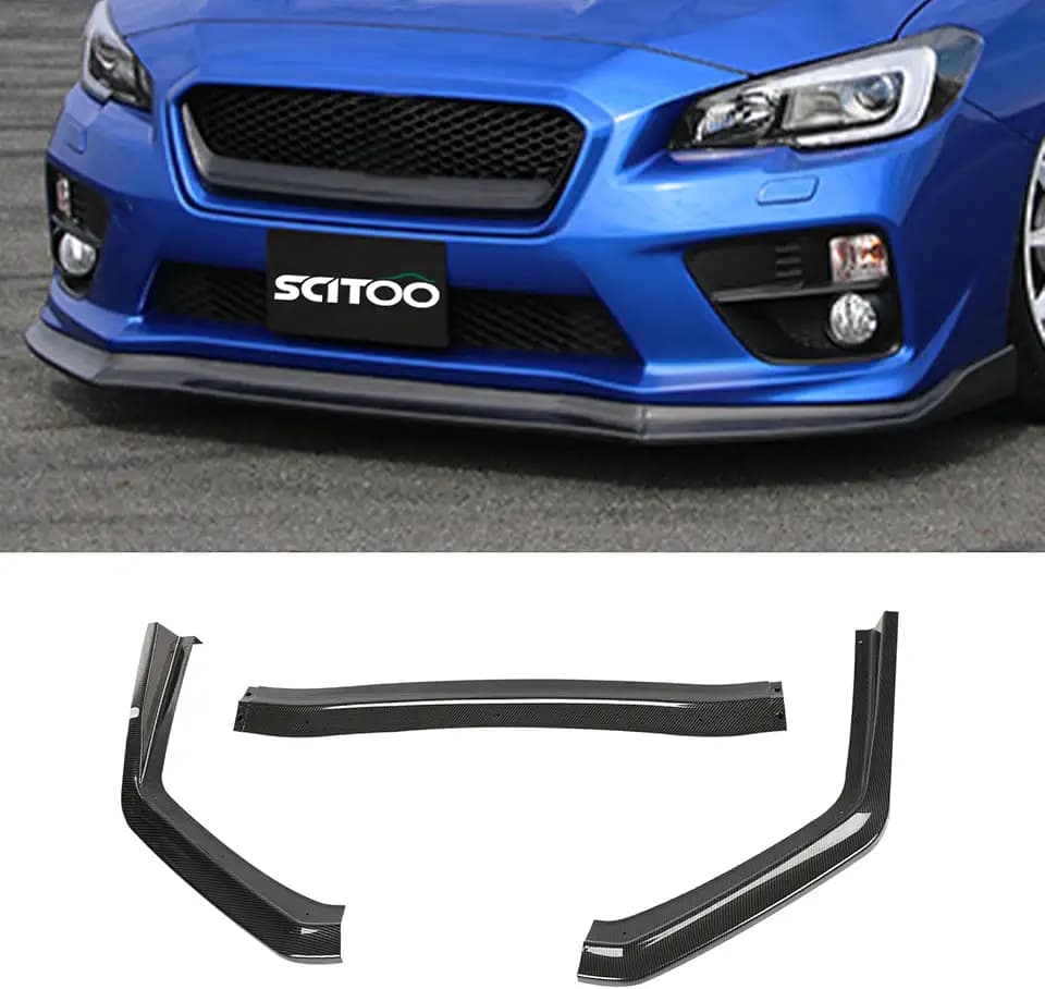 SCITOO 3PCS Front Bumper Lip Compatible for 2015-2020 for Subaru WRX STI