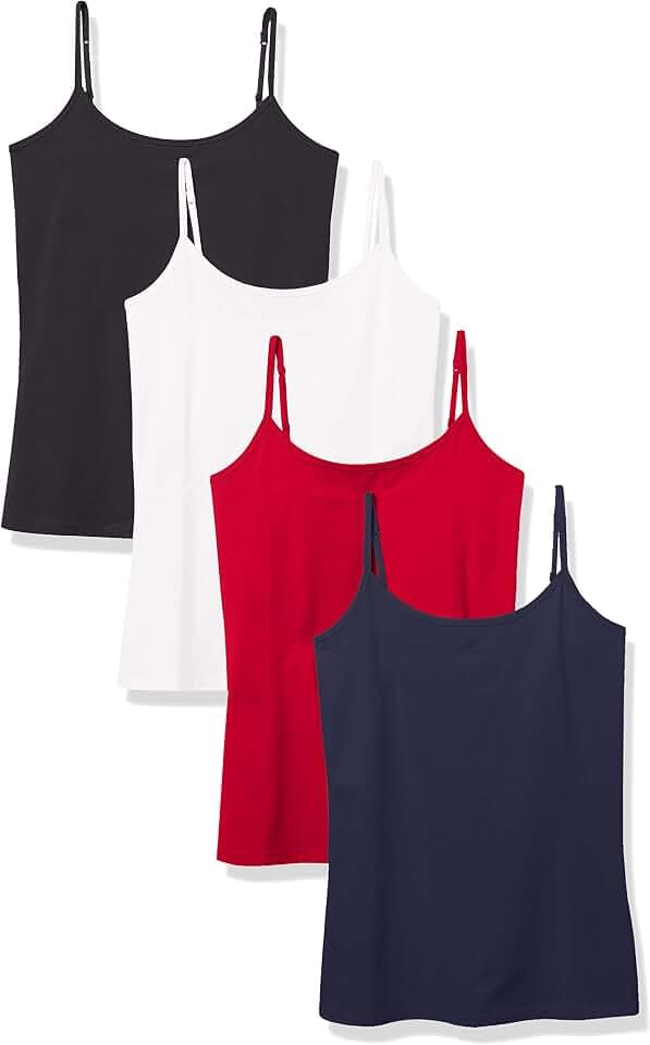 Amazon Essentials Damen Spaghetti Top Tank Basic Unterhemd