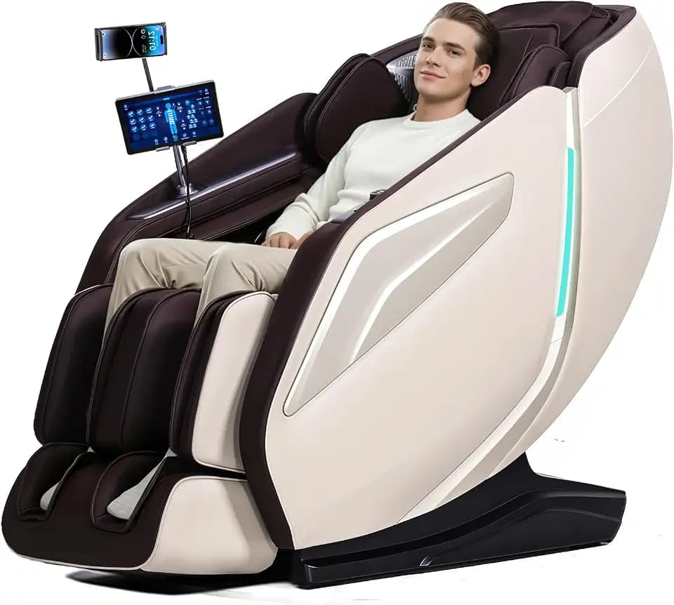 4D Massage Chair Full Body Zero Gravity Recliner,55“ SL-Track Massage Chair