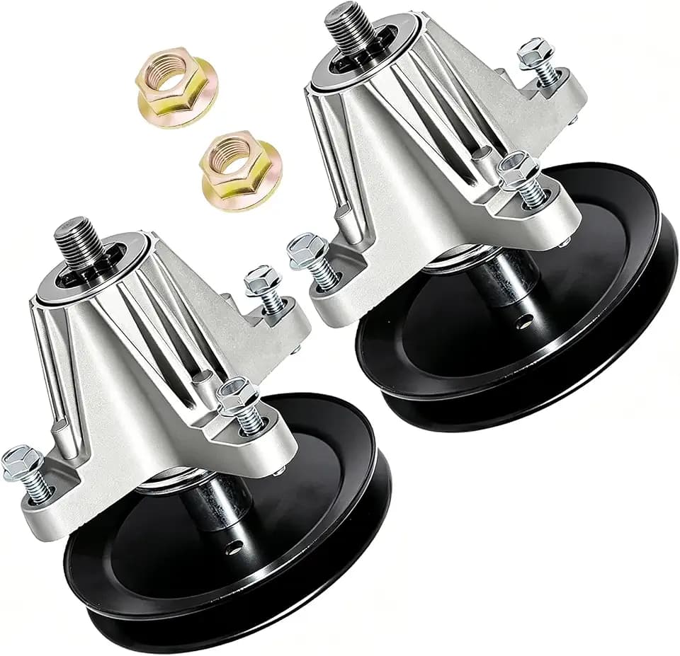 918-06977A 618-06977 Spindle Assembly Fit for 46 Inch Deck Cub Cadet XT1-LT46 XT2-LX46 LT46 LX46 RZT L46 Craftsman T240 T225 T8200 T8600 T3100 T2800 MTD Troy-Bilt TB2246 Lawn Mower Parts 2 Pack