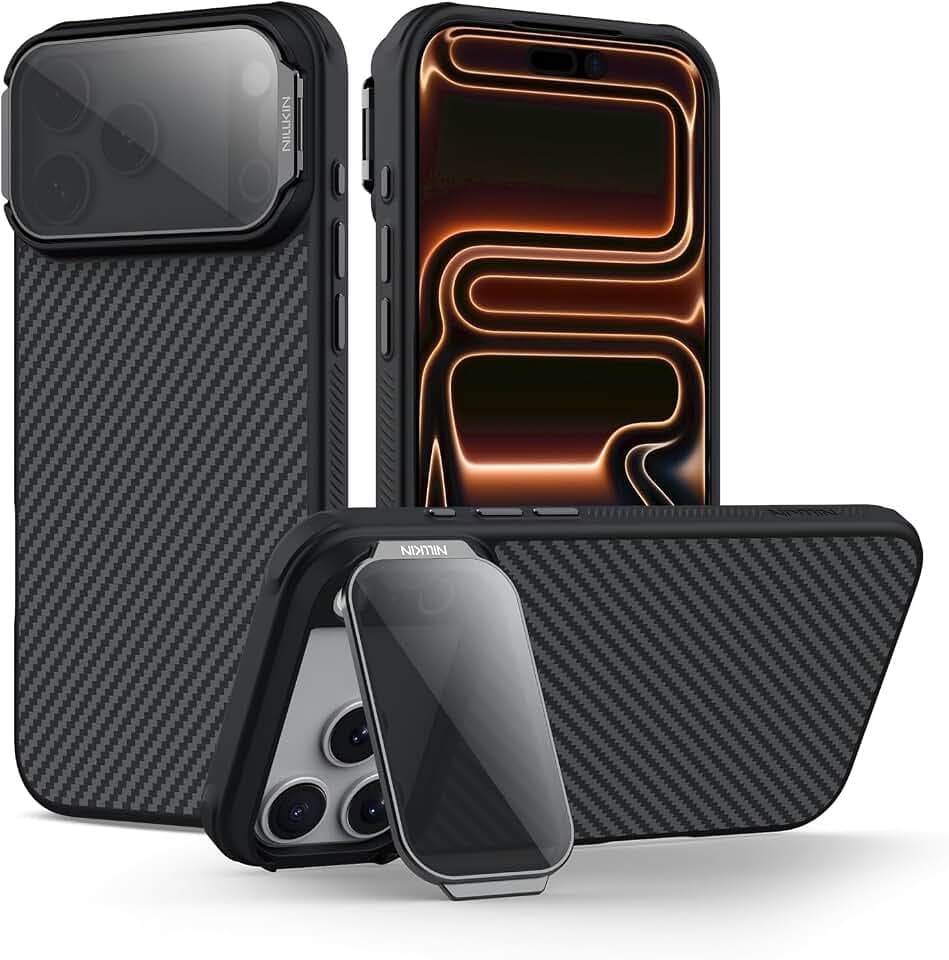 Nillkin Magnetisch Case für iPhone 18 Pro Max/17 Pro Max, Schwarz