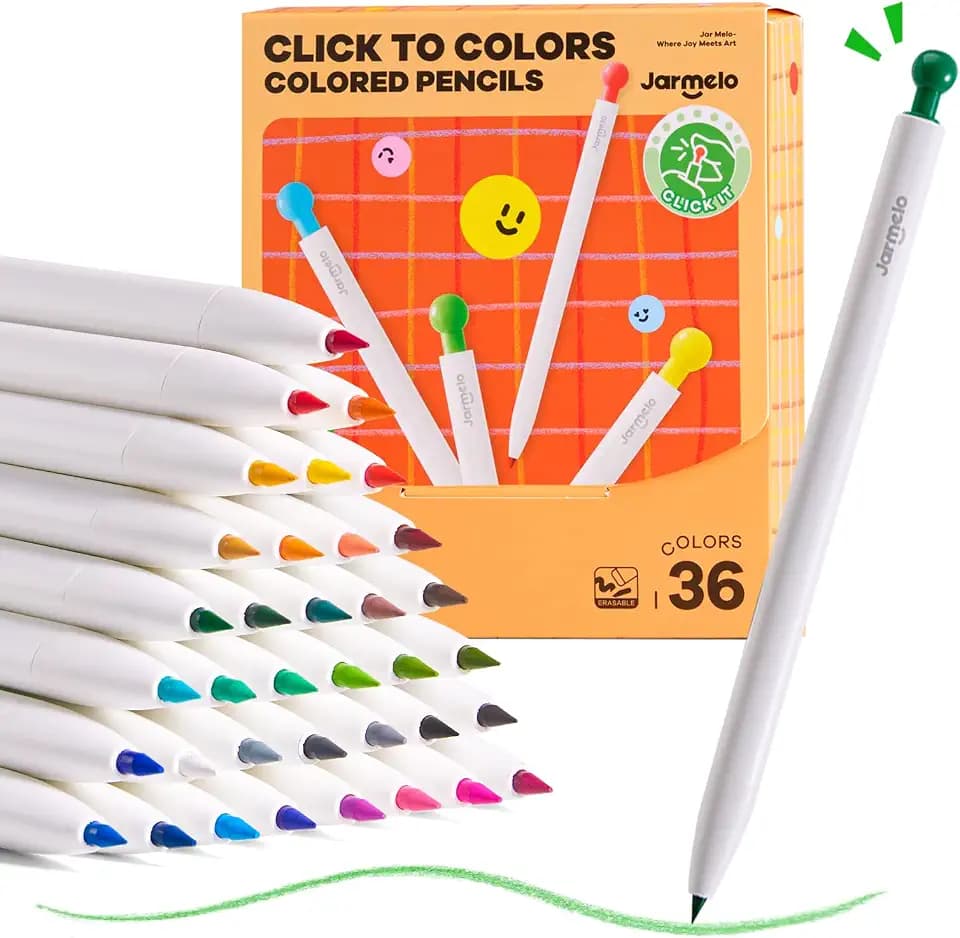 Jar Melo 36 Colors Mechanical Colored Pencils for Adults