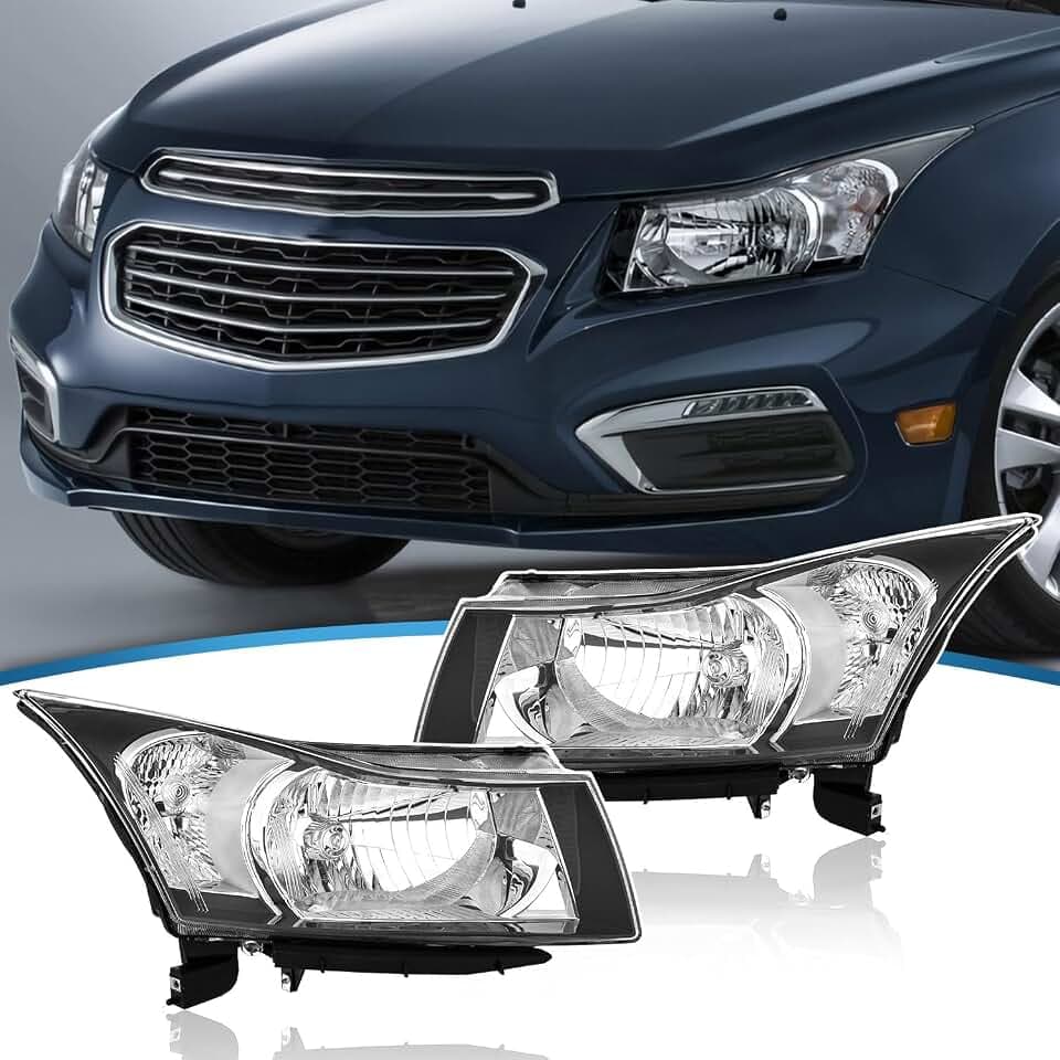 Compatible with 2011-2015 Cruze Headlight without Blubs 95900041 95900042(Driver & Passenger Side)
