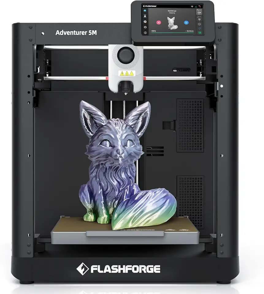 FLASHFORGE Adventurer 5M 3D Printer,Support PLA-CF,Print Size 220x220x220mm