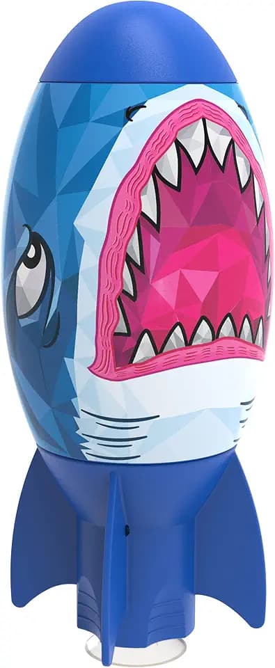 SwimWays Shark Rocket, Kids Pool Accessories & Torpedo Pool Toys, Water Rocket Outdoor Games for The Swimming Pool, Lake & Beach for Kids Ages 5 & Up
