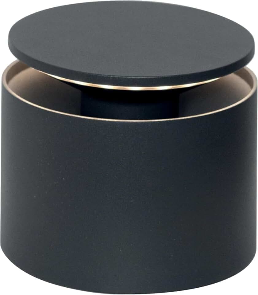 Zafferano, Push-Up Lamp, Wireless, Rechargeable Table Lamp with Touch Control, Also Suitable for Outdoor Use, Dimmer, 2200-3000 K, Height 80-100 cm, Dark Grey