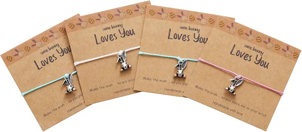 Eaciy Easter Bracelets Basket Stuffers Gifts for Girls Kids