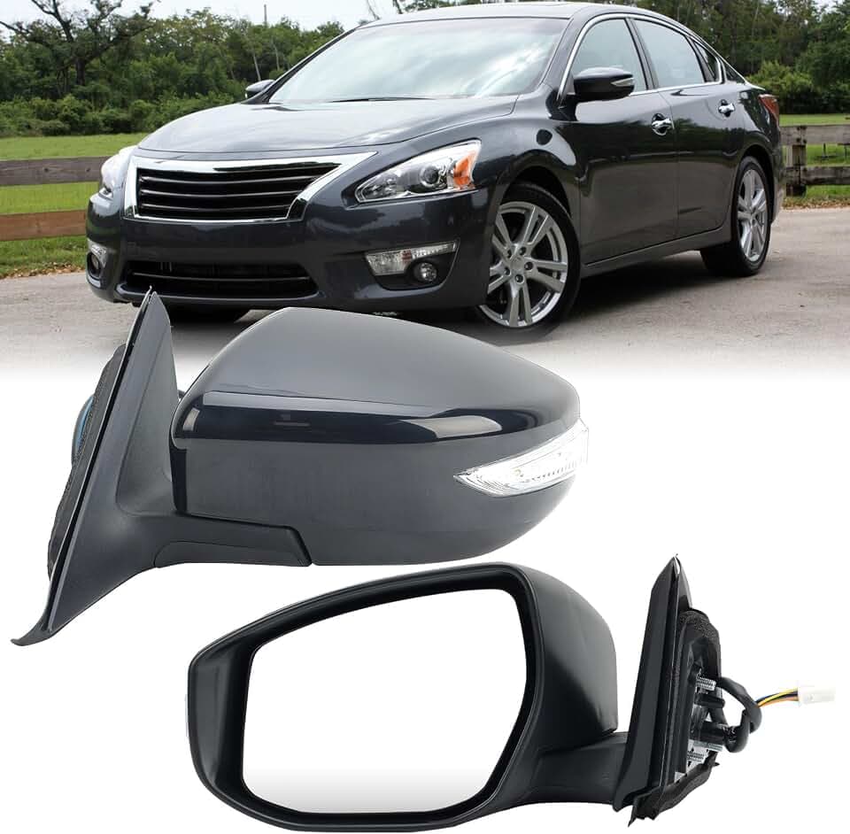 Left Driver Side Mirror Compatible with Nissan Altima 2013-2018