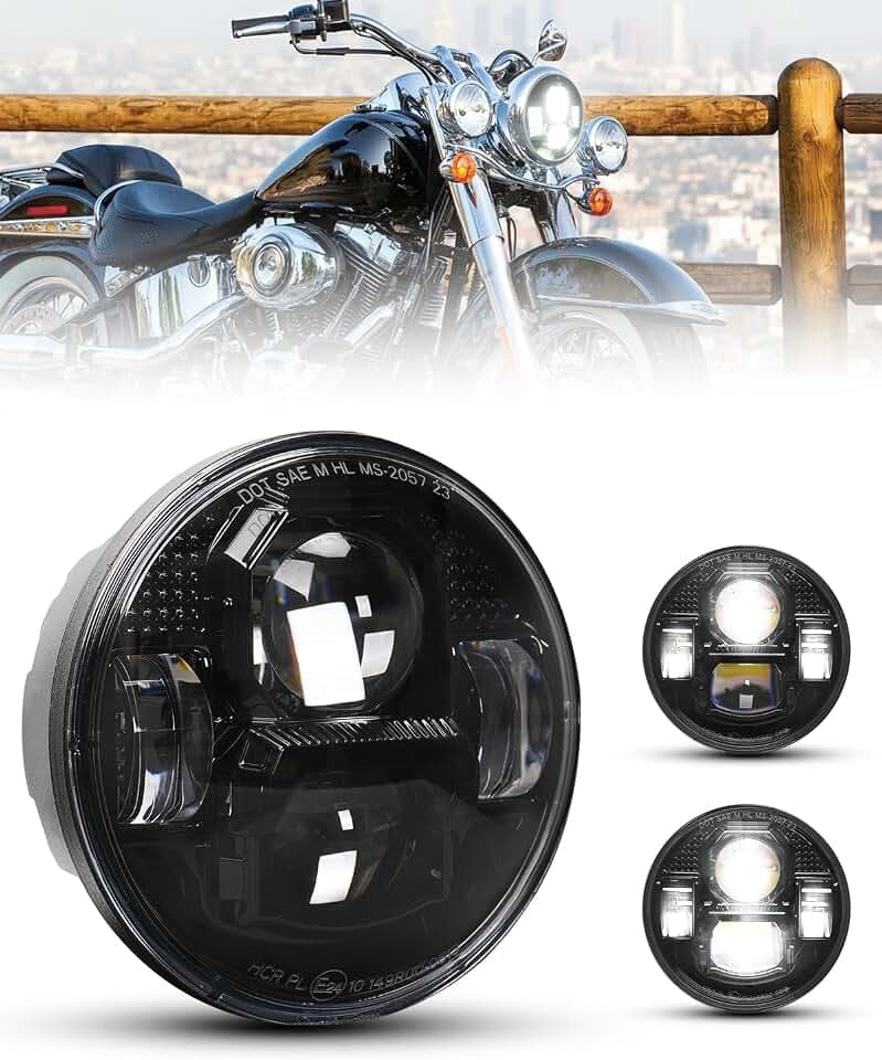 SUPAREE 5.75 Zoll Led Motorrad Scheinwerfer E-geprüft Motorrad Scheinwerfer