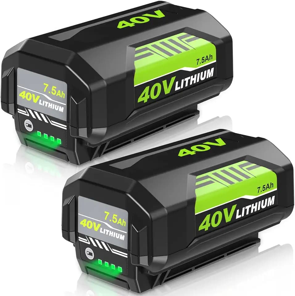 2Pack 40Volt 7.5Ah Battery Replacement for Ryobi 40V Battery High Capacity