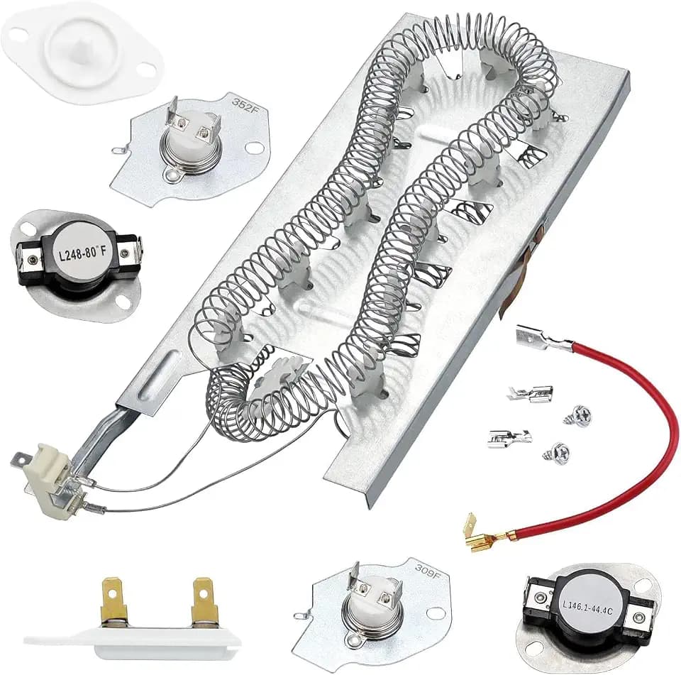 WED5100HW2 WED5620HW1 WED8500DC4 Dryer Heating Element for Maytag Whirlpool