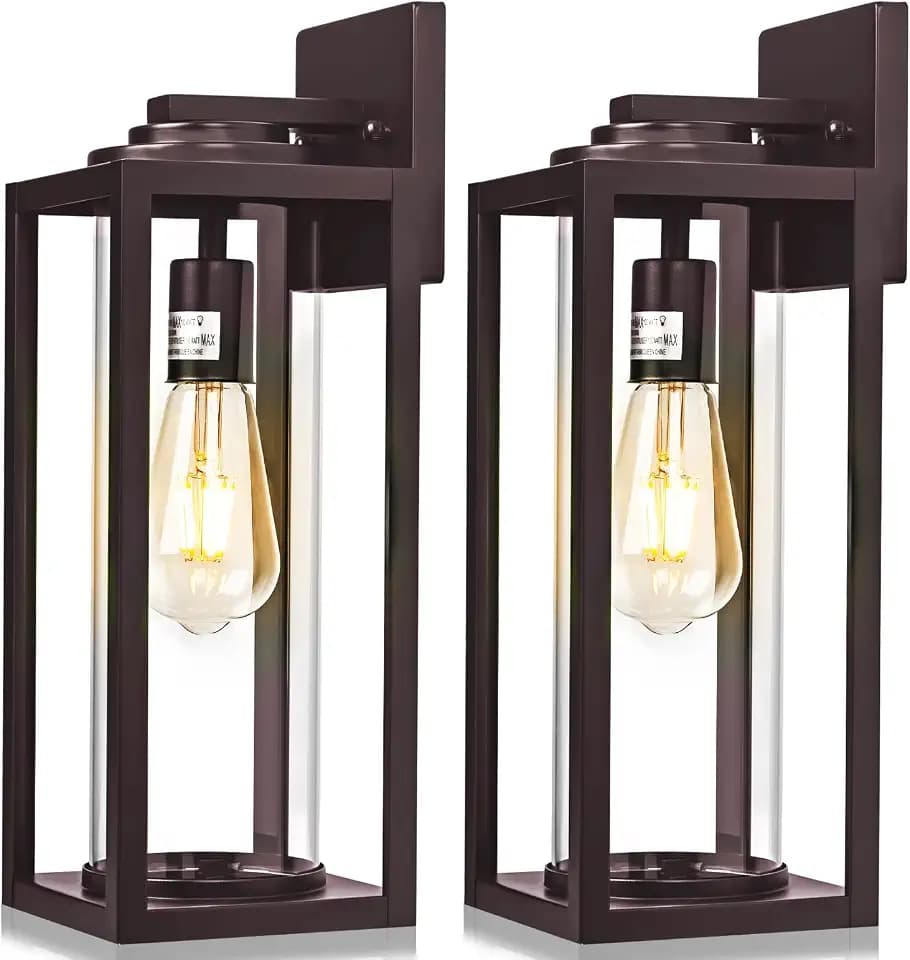 FILIYANO 16in Large Outdoor Wall Lights for House, Oil Rubbed Bronze,2 Pack