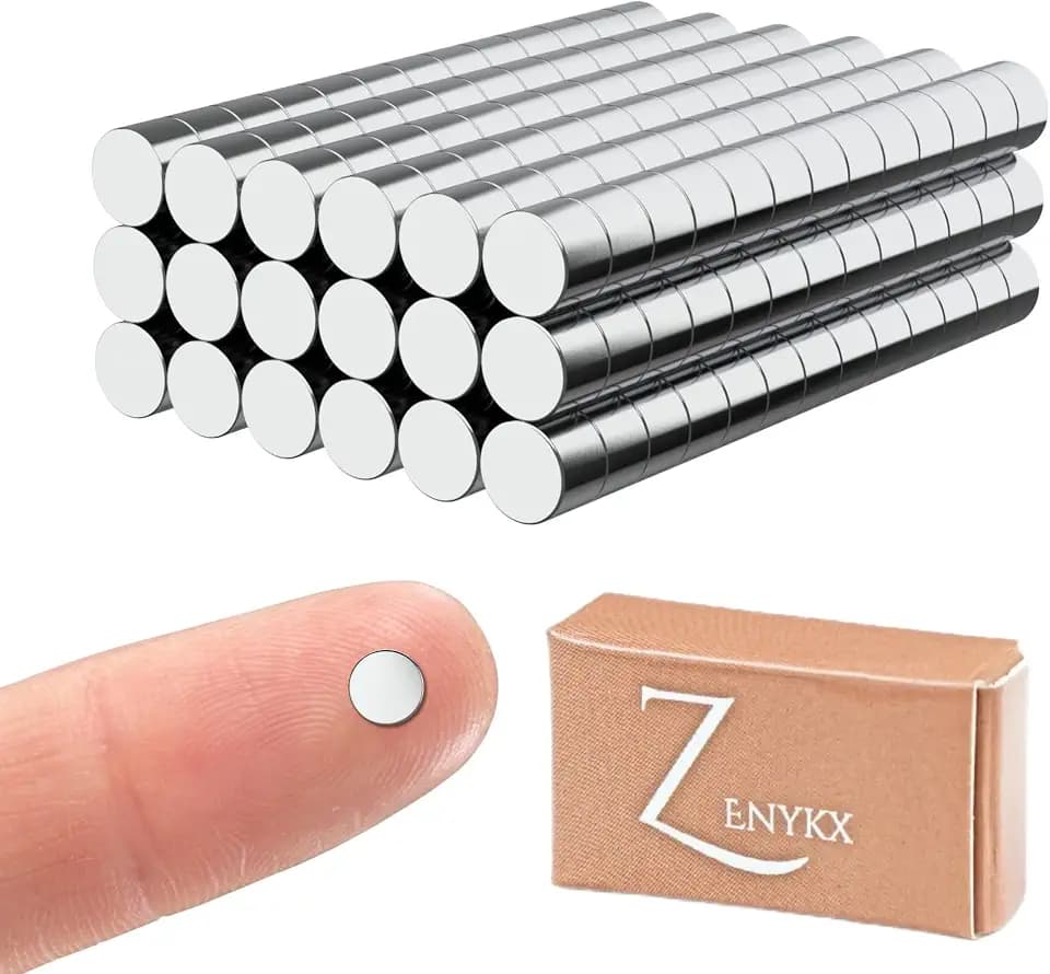Pack mit Mini Neodym Magnete N52 3x2 mm 220 Stück – magnete stark klein – mini magnete für Magnettafel, Whiteboard, Kühlschrank und Büro