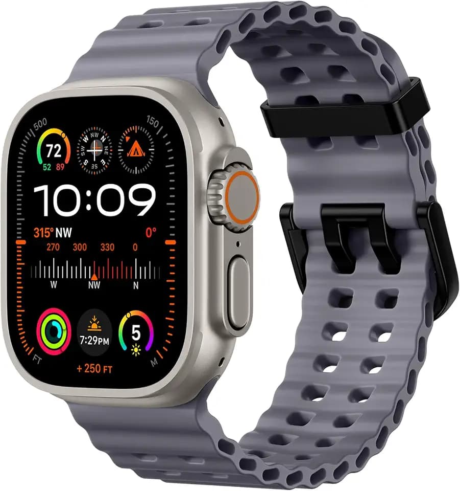 Odbeai Ocean band Compatible with Apple Watch Ultra 49/46/45/44mm Men