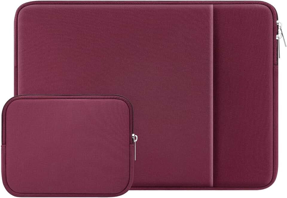 RAINYEAR Laptop-Hülle mit Kleiner Tasche für 13,3Zoll-Notebooks MacBook Air