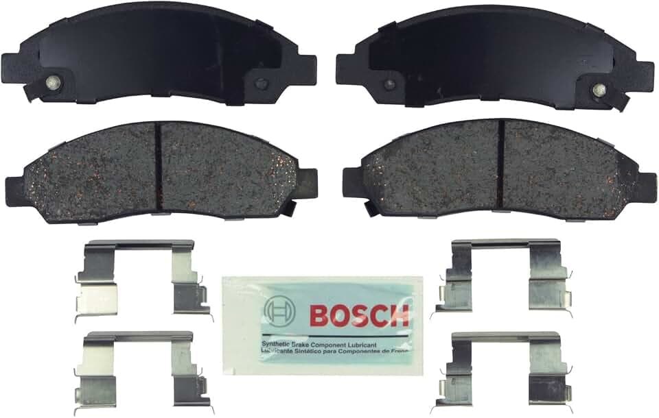 BOSCH BE1039H Blue Ceramic Disc Brake Pad Set with Hardware - Front