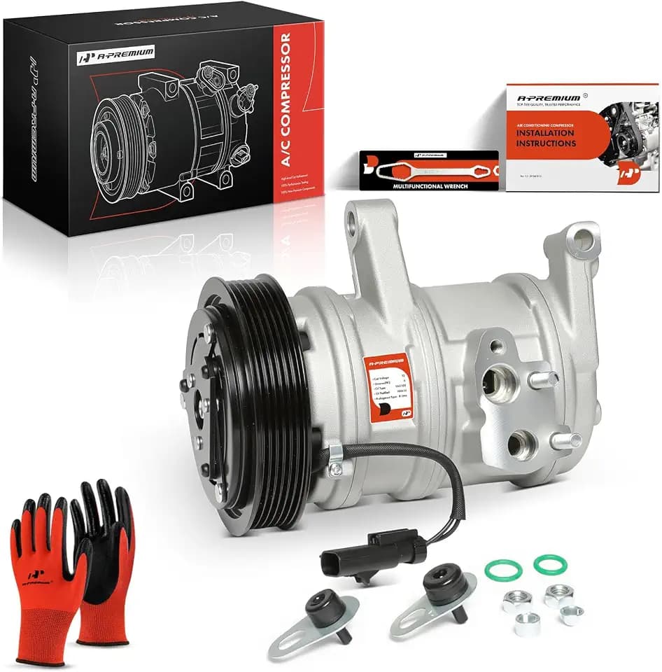A-Premium Air Conditioner AC Compressor with Clutch