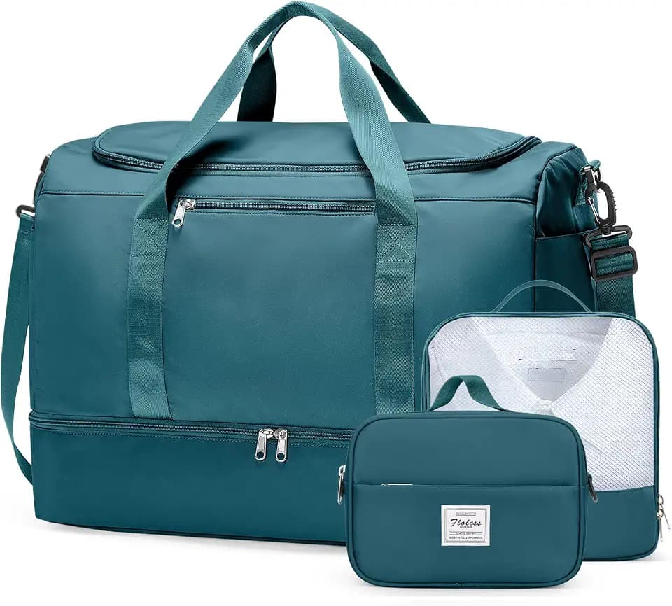 Extra Large Travel Duffel Bag, Carry-On Weekender Bags for Women Travel