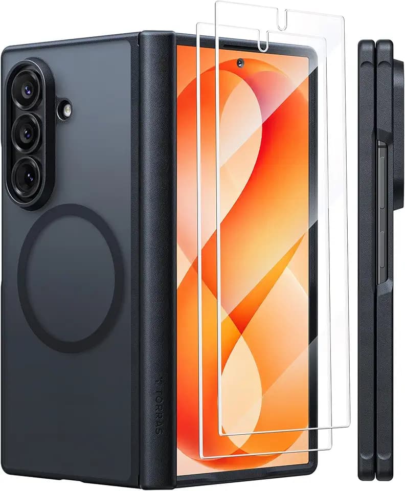 TORRAS Magnetic Slim for Samsung Galaxy Z Fold 8 Ultra Case Matte Black .