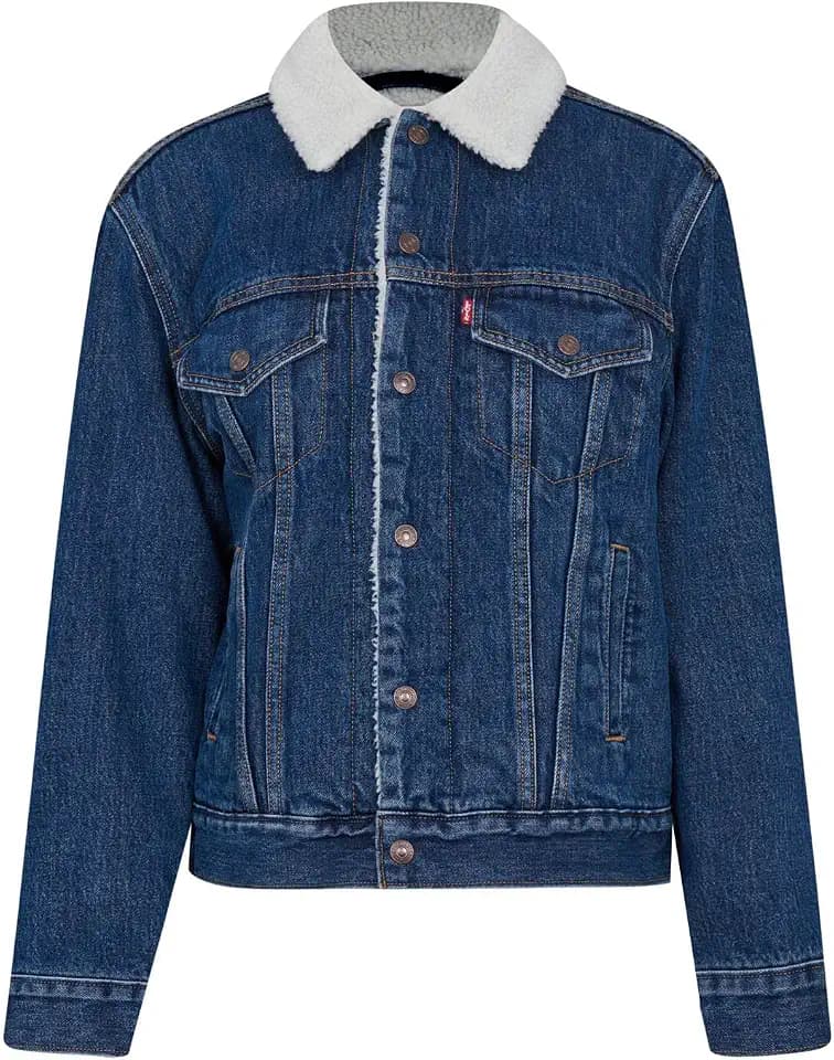 Levi's Damen Ex-Boyfriend Sherpa Trucker Jacke