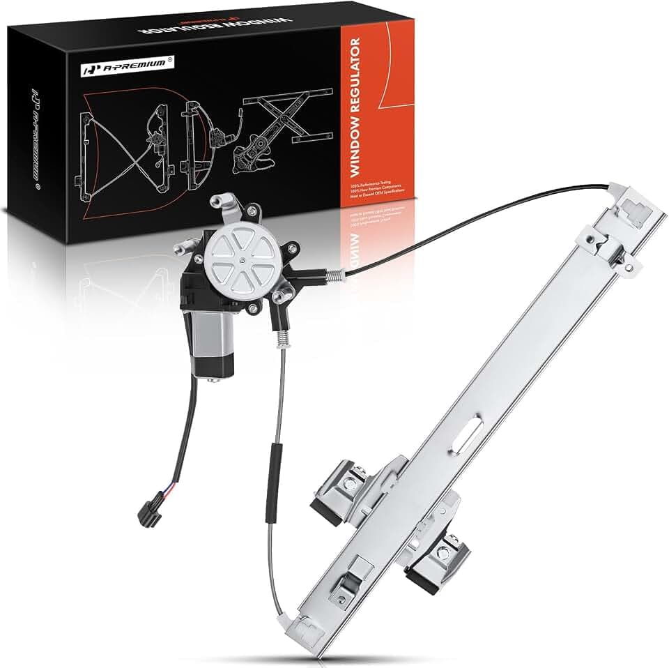 A-Premium Front Driver Side Power Window Regulator with Motor (2-Pin)