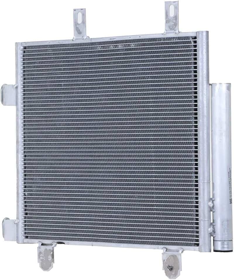 HELLA 8FC 366 221-611 Kondensator, Klimaanlage - Kühlrohre parallel | Aluminium - mit Dichtungen - mit Trockner