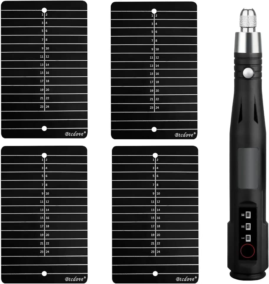 Crypto Seed Phrase Storage - Crypto wallet - Compatible with all software and hardware wallets-Made of pure titanium-A kit with 4 titanium plates and an electric engraving pen.