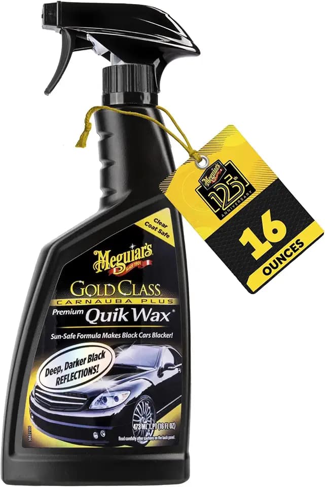 Meguiar's Gold Class Carnauba Quik Wax, 16 Oz