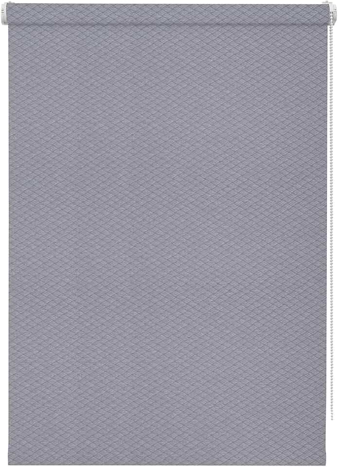 GARDINIA Rollo, Blickdicht, Klemmrollo EASYFIX Lilly Green, Montage zum Klemmen, Lichtdurchlässig, Rollo für Fenster ohne Bohren, Hellgrau/Grau, 60 x 160 cm