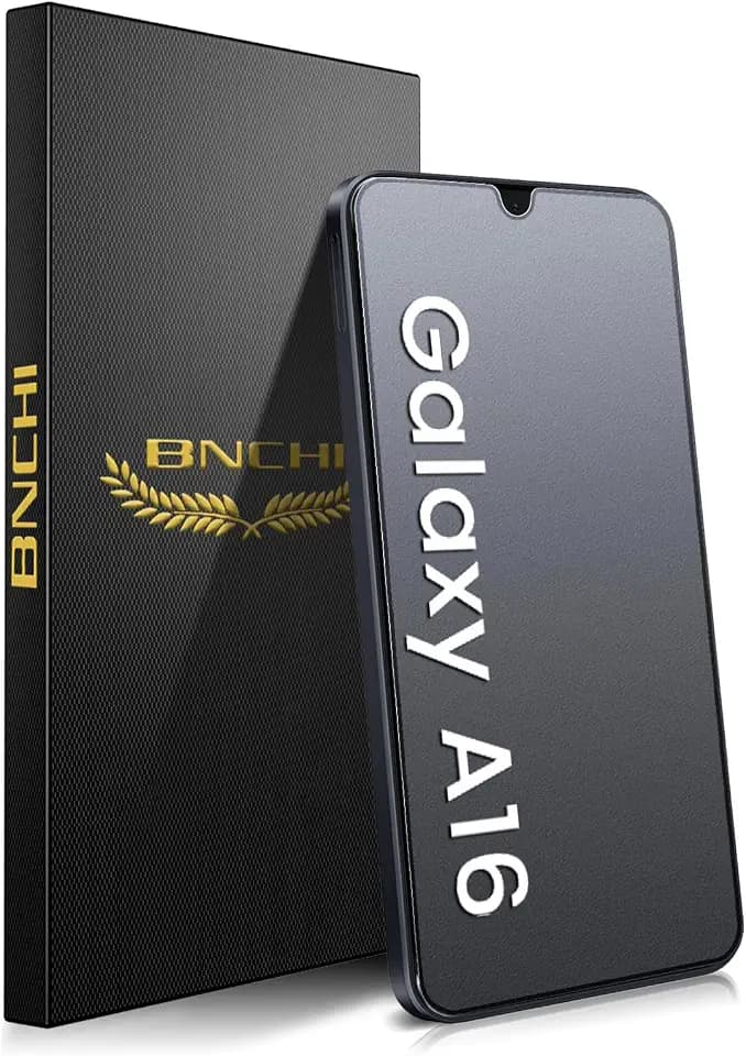 2 Pack for Samsung Galaxy A16 Anti-Glare Matte Screen Protector 6.7 inch, Support Fingerprint Unlock, 9H Tempered Glass Film, [Scratch Resistant] [Anti-Fingerprint] [ Smooth as Silk]