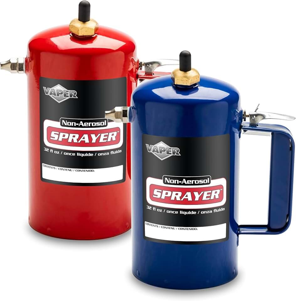 Vaper 19421 2-Piece Spot Spray Non-Aerosol Sprayer Set, Red & Blue 32 oz.