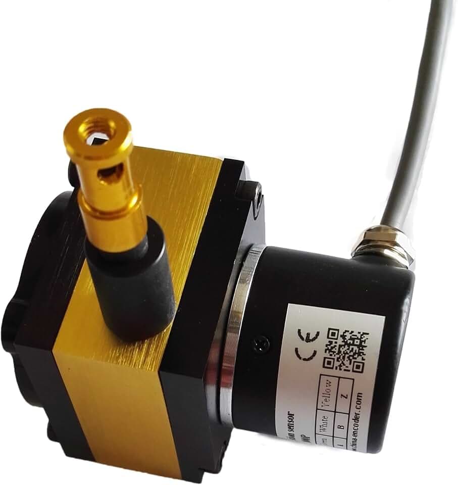 CALT 1000mm Draw Wire Encoder 24Vdc Supply 4-20mA Output 2 Wires
