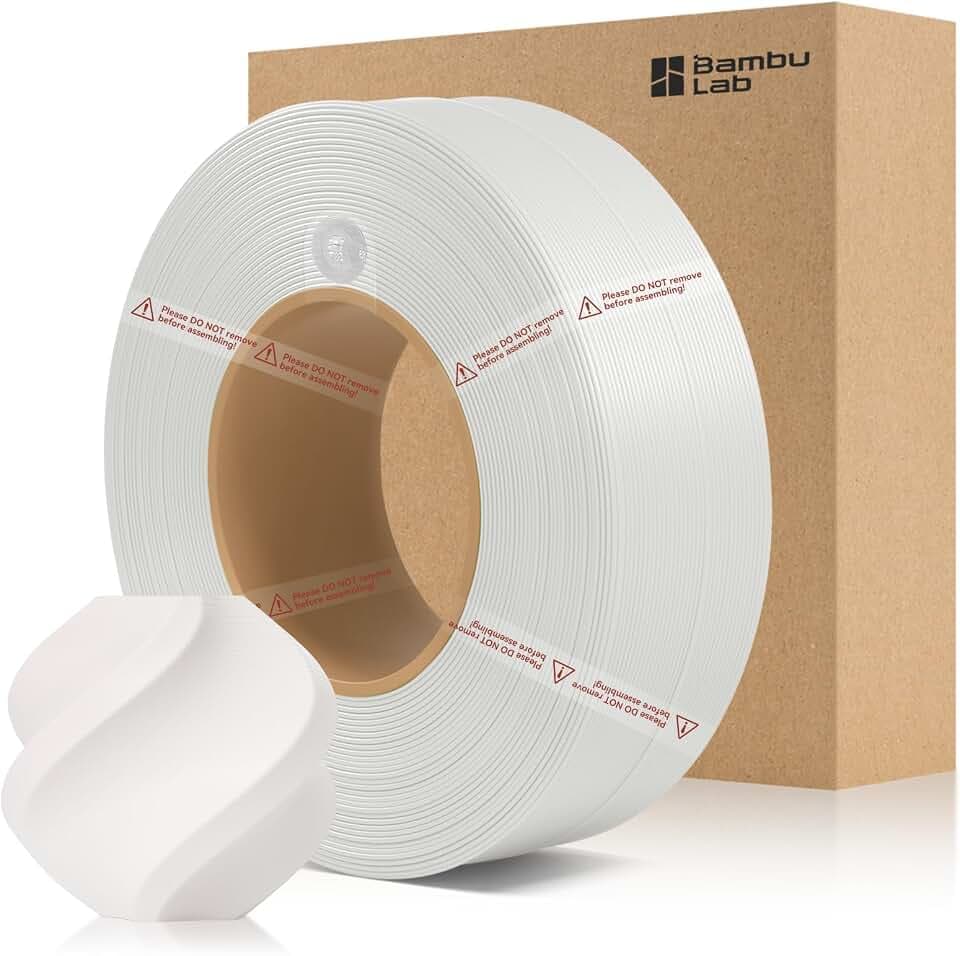 CCTREE Original PETG Basic Refill 3D Druckfilament 1,75 mm, Weiß 30106