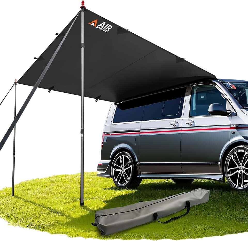 Sonnensegel Mit Keder, Markise Auto, V-w T5 Camping, Sonnensegel Keder, markisen Auto, mit kederschiene(4-6mm), T4, T6, Waterproof, Awnings, Anti-UV, Have Zeltstangen, Saugnapf