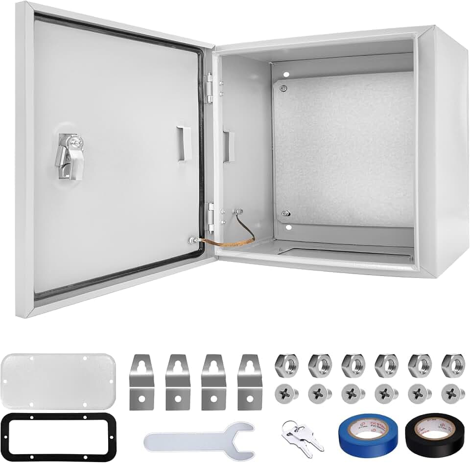 Outdoor Electrical Box 12x12x8 NEMA 4X IP66 Waterproof Junction Box