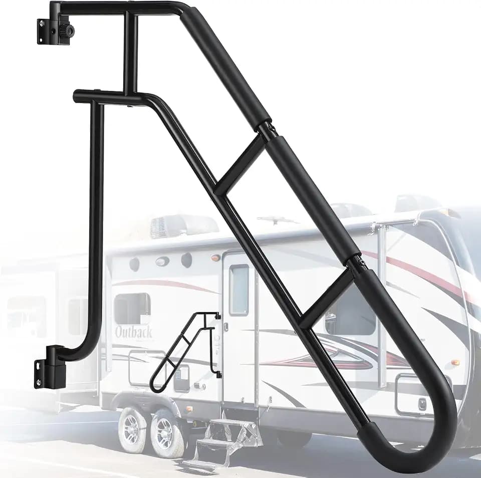 Dreyoo Extended Assist Rail, RV Handrail, RV Handle Grab Bar by Door