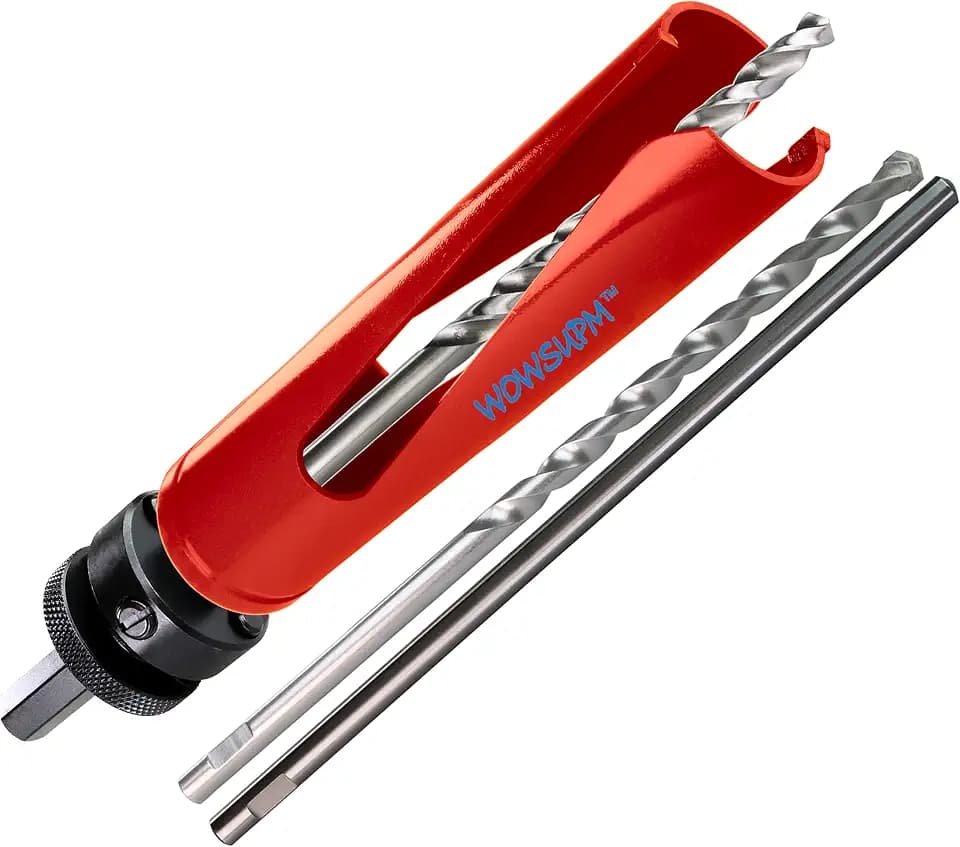 1-3/8” Deep Carbide Tipped Hole Saw for Thick Wall Roof 6.6” Cutting Depth for Multiple Purpose Hardy Plank Wood MDF Soft Wall Tile